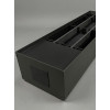 Внутрипольный конвектор Mohlenhoff WLKP 260-140-1000 с подачей приточного воздуха, двухрядный теплообменник, ширина 260 мм, высота 140 мм, длина 1000 мм, без решётки