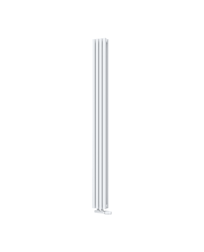 Радиатор КЗТО QUADRUM 30 V 2- 1750-4 UT RAL1T104S9016 (белый муар)